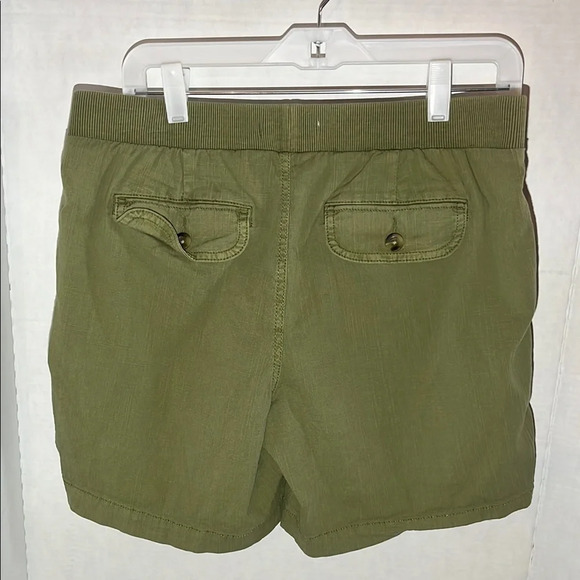 Olive Green Women's Shorts - Picture 3 of 6
